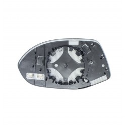 Piastra specchietto termica con vetro asferico dx