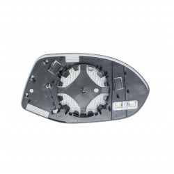 Piastra specchietto termica con vetro asferico sx