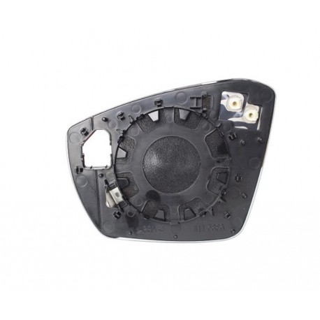 Piastra specchietto termica con vetro dx