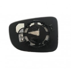 Piastra specchietto termica con vetro attacco circolare dx
