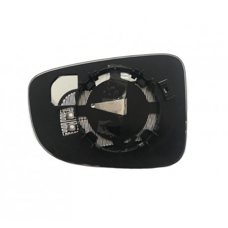 Piastra specchietto termica con vetro attacco circolare dx