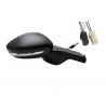 Specchietto retrovisore manuale con sonda e freccia nero 4 pin dx