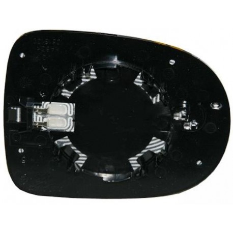Piastra specchietto termica con vetro asferico lato guida - sx