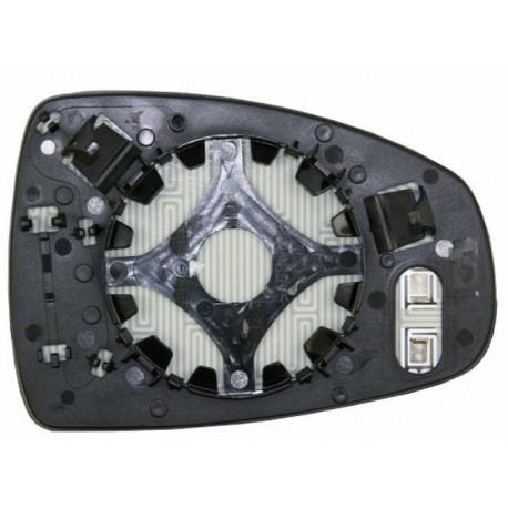 Piastra specchietto termica con vetro asferico lato guida - sx