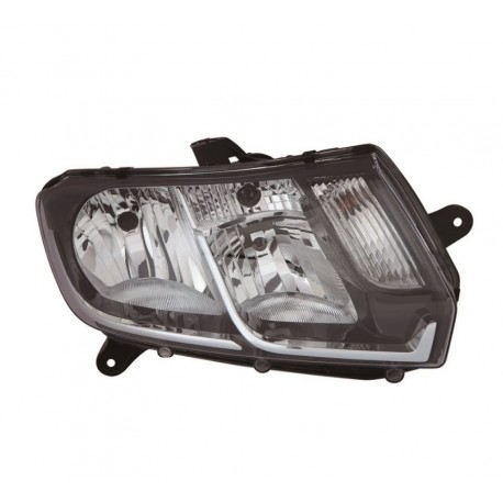 Faro proiettore H7-H7-PY21W con motorino dx