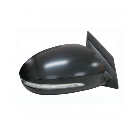 Specchietto retrovisore elettrico termico con freccia nero dx
