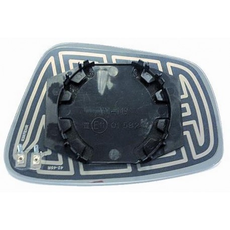 Piastra specchietto termica con vetro asferico lato guida - sx