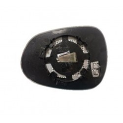 Piastra specchietto termica con vetro cromato dx