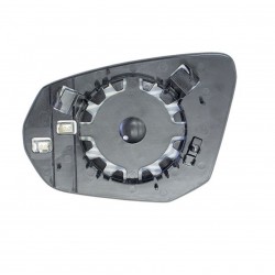 Piastra specchietto termica con vetro cromato dx