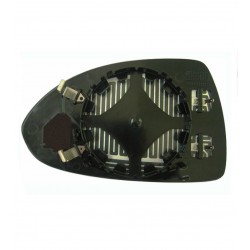 Piastra specchietto termica con vetro cromato sx