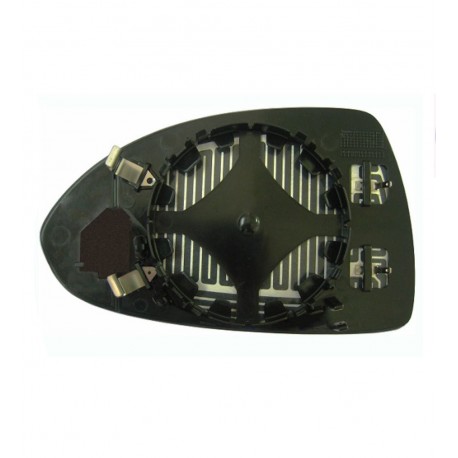 Piastra specchietto termica con vetro cromato sx
