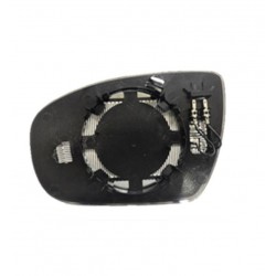 Piastra specchietto termica con vetro attacco circolare dx