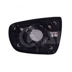 Piastra specchietto termica con vetro cromato dx