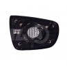 Piastra specchietto termica con vetro cromato sx