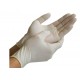 Guanti in lattice con talco bianchi taglia S conf. 100 pz