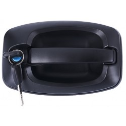 Maniglia portellone posteriore nera con blocchetto chiave