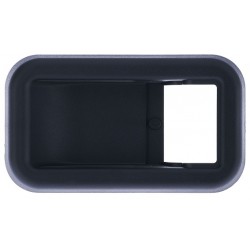 Mostrina maniglia apriporta interna anteriore nera senza maniglia bilaterale