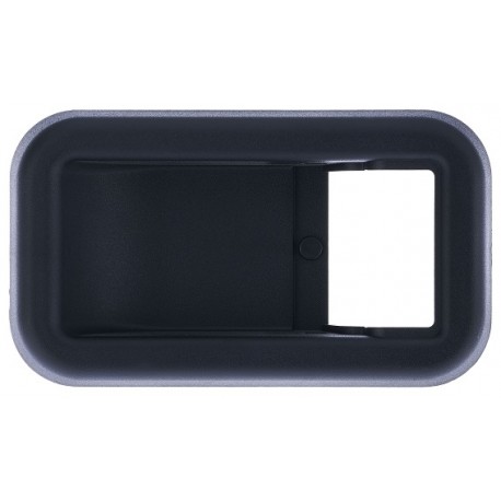 Mostrina maniglia apriporta interna anteriore nera senza maniglia bilaterale