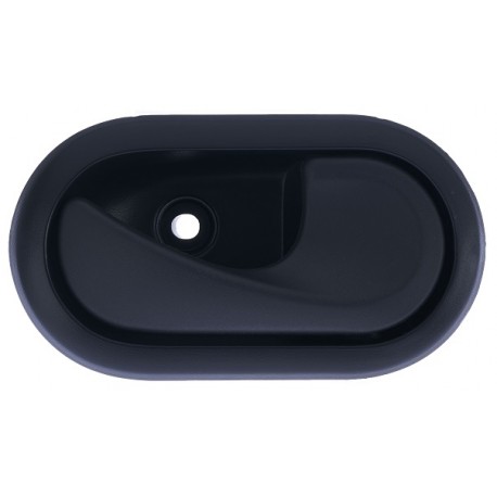 Maniglia apriporta interna anteriore posteriore con leva nera mostrina nera a clip passeggero - dx