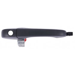 Maniglia apriporta esterna anteriore nera con foro blocchetto chiave guida - sx