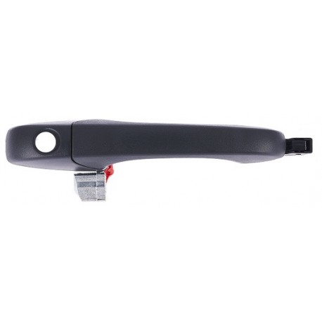 Maniglia apriporta esterna anteriore nera con foro blocchetto chiave guida - sx