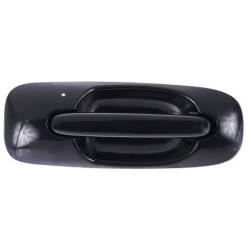 Maniglia apriporta esterna posteriore nera liscia senza foro blocchetto chiave passeggero - dx