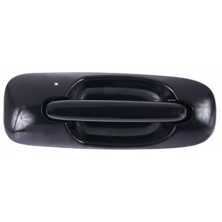 Maniglia apriporta esterna posteriore nera liscia senza foro blocchetto chiave passeggero - dx