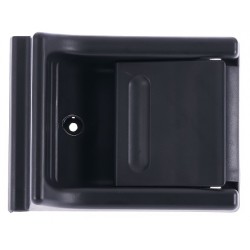 Maniglia apriporta interna porta scorrevole laterale nera bilaterale