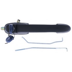 Maniglia apriporta esterna anteriore nera con blocchetto chiave passeggero - dx