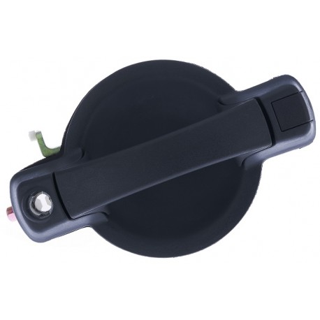 Maniglia apriporta esterna anteriore nera con foro blocchetto chiave passeggero - dx