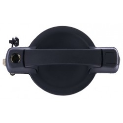 Maniglia portellone posteriore nera con foro blocchetto chiave