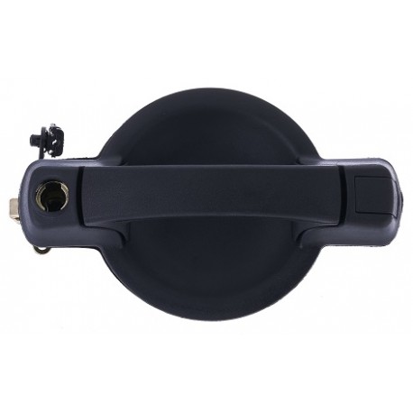 Maniglia portellone posteriore nera con foro blocchetto chiave