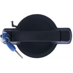 Maniglia apriporta esterna anteriore nera con blocchetto chiave passeggero - dx