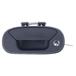 Maniglia portellone posteriore nera con blocchetto chiave versione 1 porta