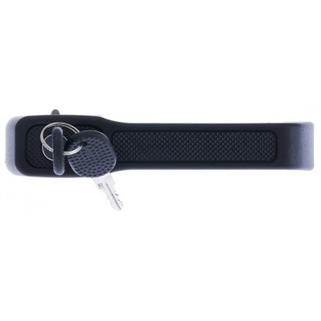 Maniglia apriporta esterna anteriore nera con blocchetto chiave passeggero - dx