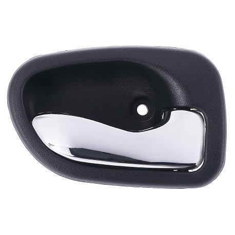 Maniglia apriporta interna anteriore nera con leva cromata passeggero - dx