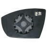 Piastra specchietto termica con vetro asferico lato passeggero - dx