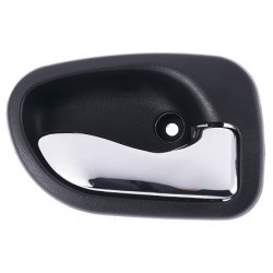Maniglia apriporta interna posteriore nera con leva cromata passeggero - dx