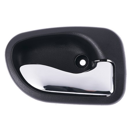 Maniglia apriporta interna posteriore nera con leva cromata passeggero - dx