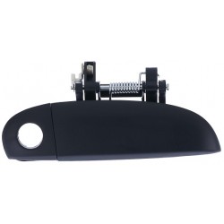 Maniglia apriporta esterna anteriore nera con foro blocchetto chiave passeggero - dx