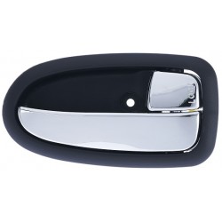 Maniglia apriporta interna anteriore posteriore nera con leva cromata passeggero - dx