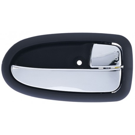 Maniglia apriporta interna anteriore posteriore nera con leva cromata passeggero - dx