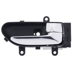 Maniglia apriporta interna anteriore posteriore nera con leva cromata passeggero - dx