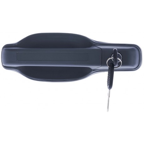 Maniglia apriporta esterna anteriore grigio scuro con blocchetto chiave guida - sx