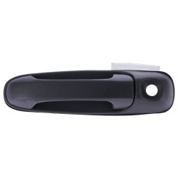 Maniglia portellone posteriore nera con foro blocchetto chiave