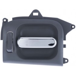 Maniglia apriporta interna posteriore grigia con leva cromata passeggero - dx