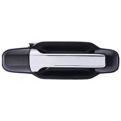 Maniglia apriporta esterna posteriore nera con leva cromata passeggero - dx