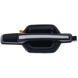 Maniglia apriporta esterna posteriore nera con inserti cromati passeggero - dx