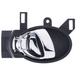 Maniglia apriporta interna anteriore posteriore nera con leva cromata passeggero - dx