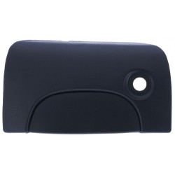 Maniglia portellone posteriore nera con foro blocchetto chiave